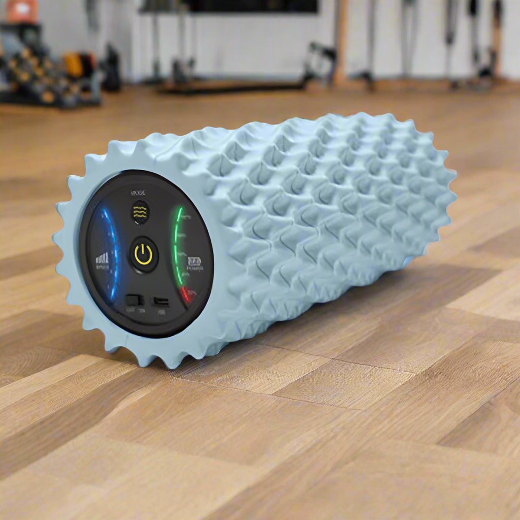 Rechargeable Vibration Foam Roller - 4 Speed Deep Tissue Massage for Muscle Relaxation at Home